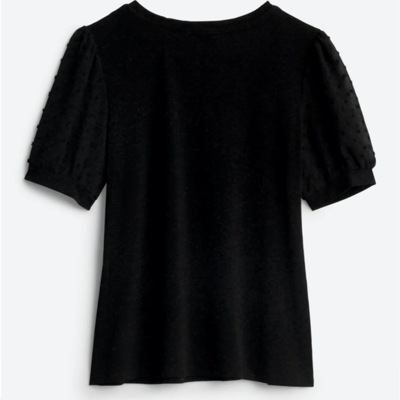 CeCe Sportswear, Mora Swiss Polka Dot Knit Top, Women's Size L - Picture 2 of 10